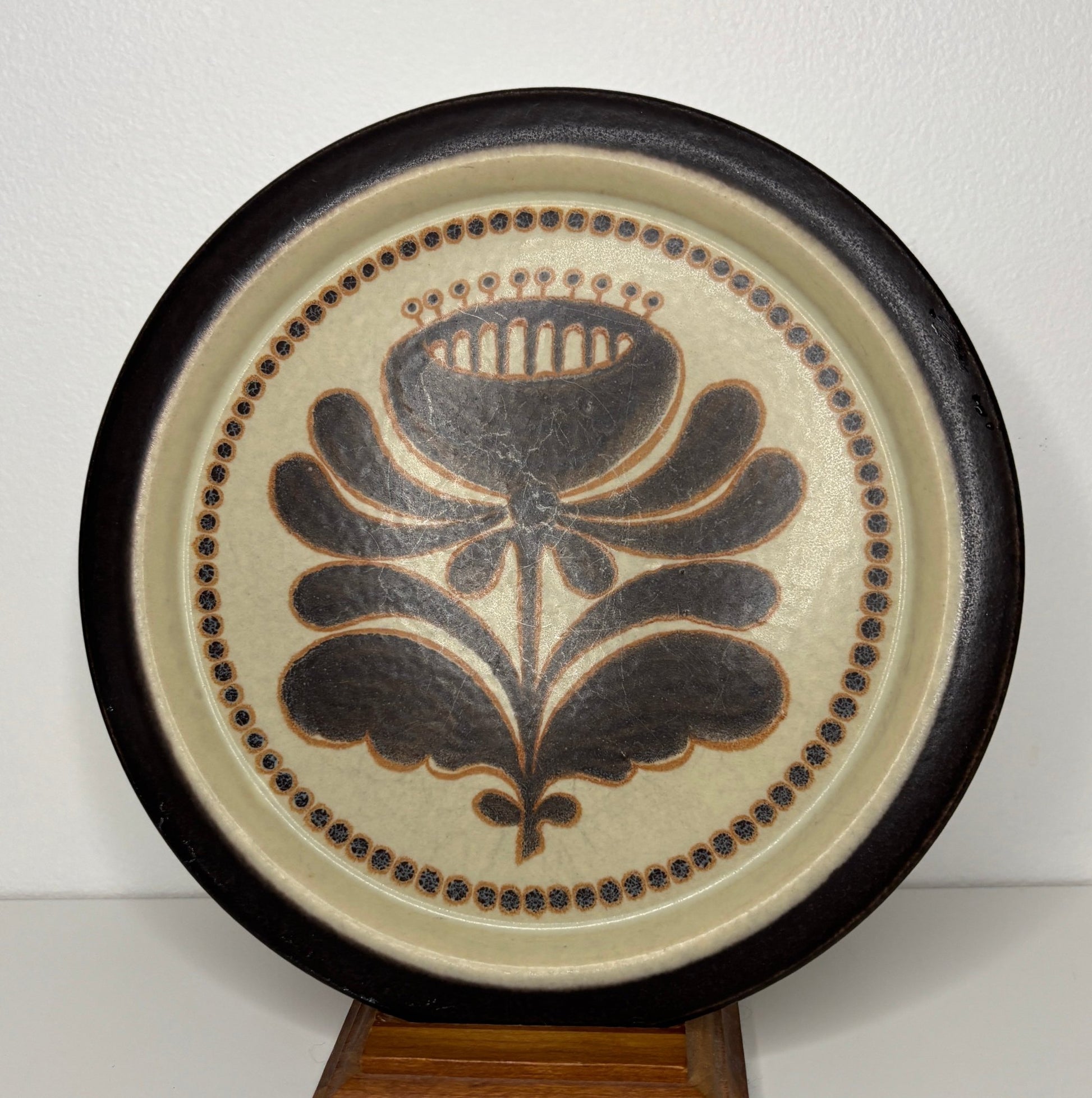 Ceramano Steinzeug Asta West German Bread Plate