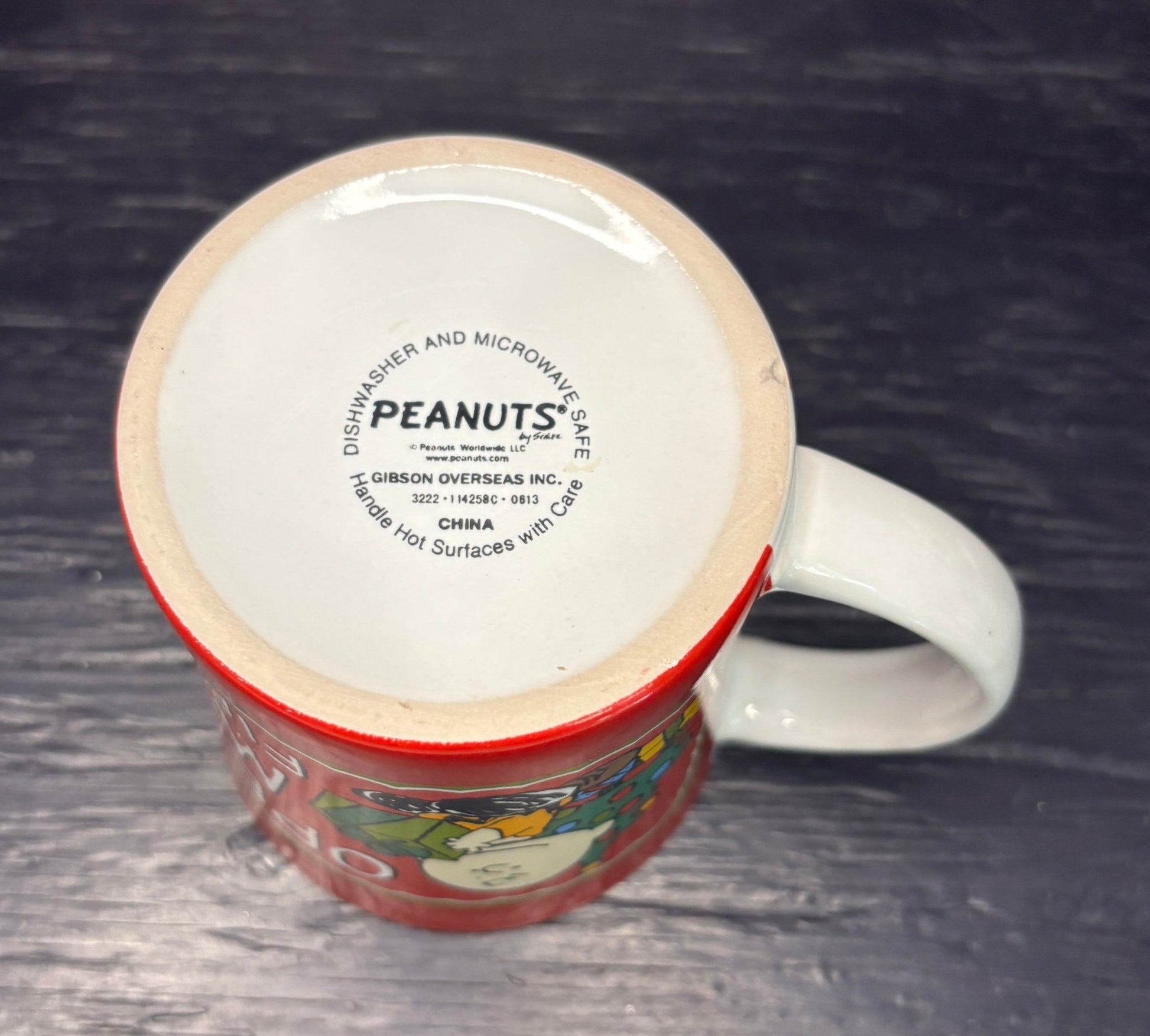 Charlie Brown Christmas Open Me First Coffee Mug