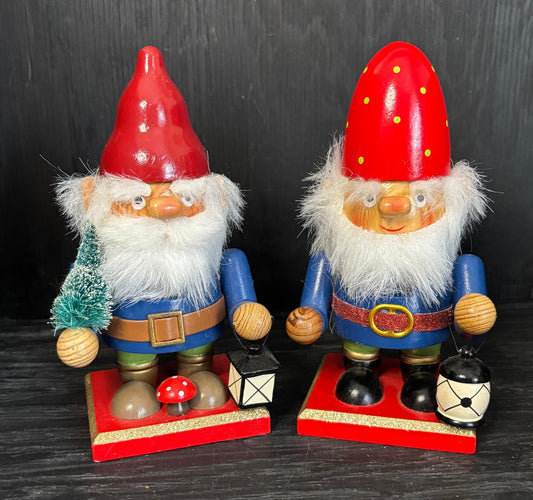 Christmas Gnome Vintage Nutcracker Figurines