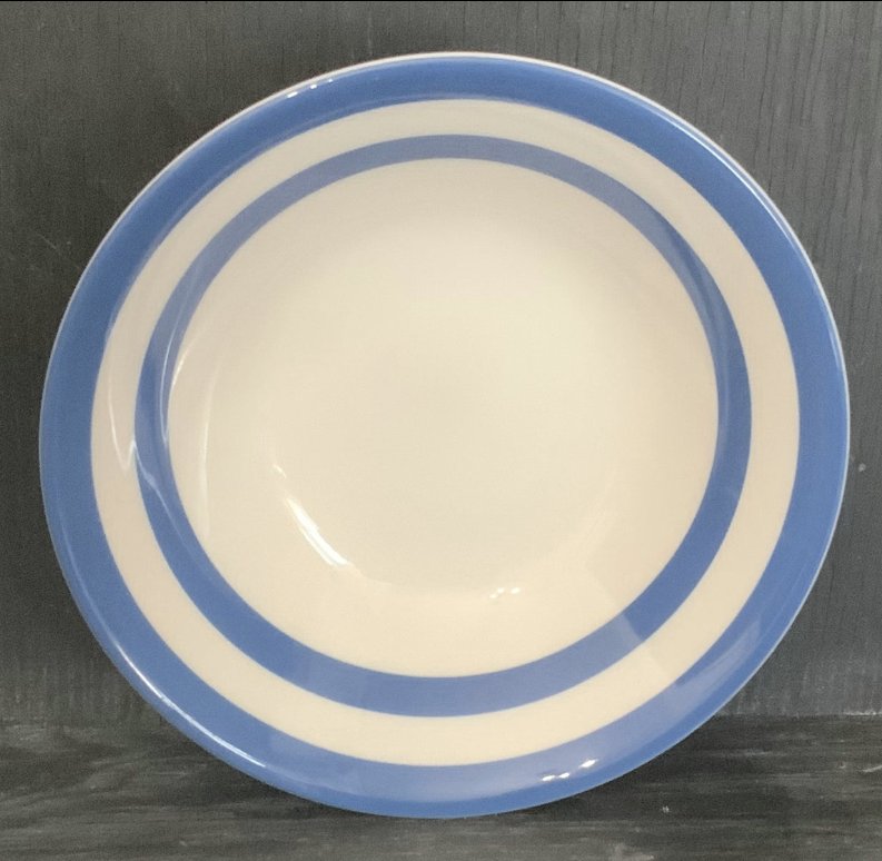 Cloverleaf Blue Stripe Soup Bowl