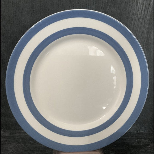 Cloverleaf Vintage Blue Striped Side Salad Plate