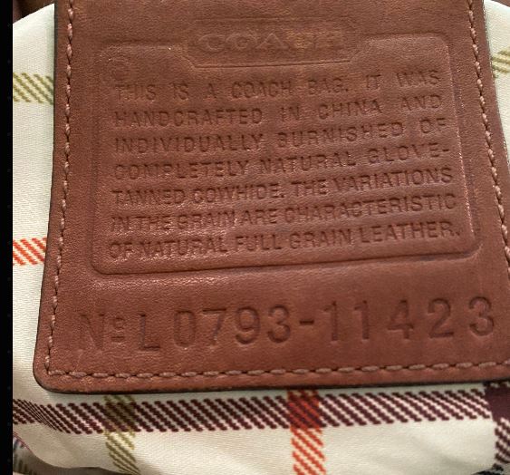 Coach Legacy Bleeker Brown Leather Bucket Shoulder Crossbody Bag F0793