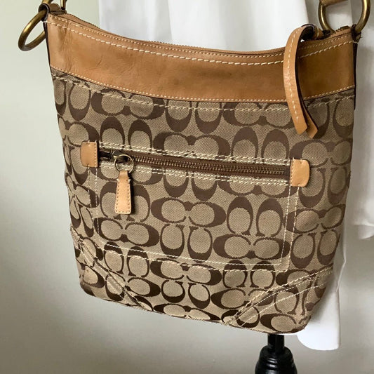 Coach Signature Crossbody Jacquard Purse L0618-10403