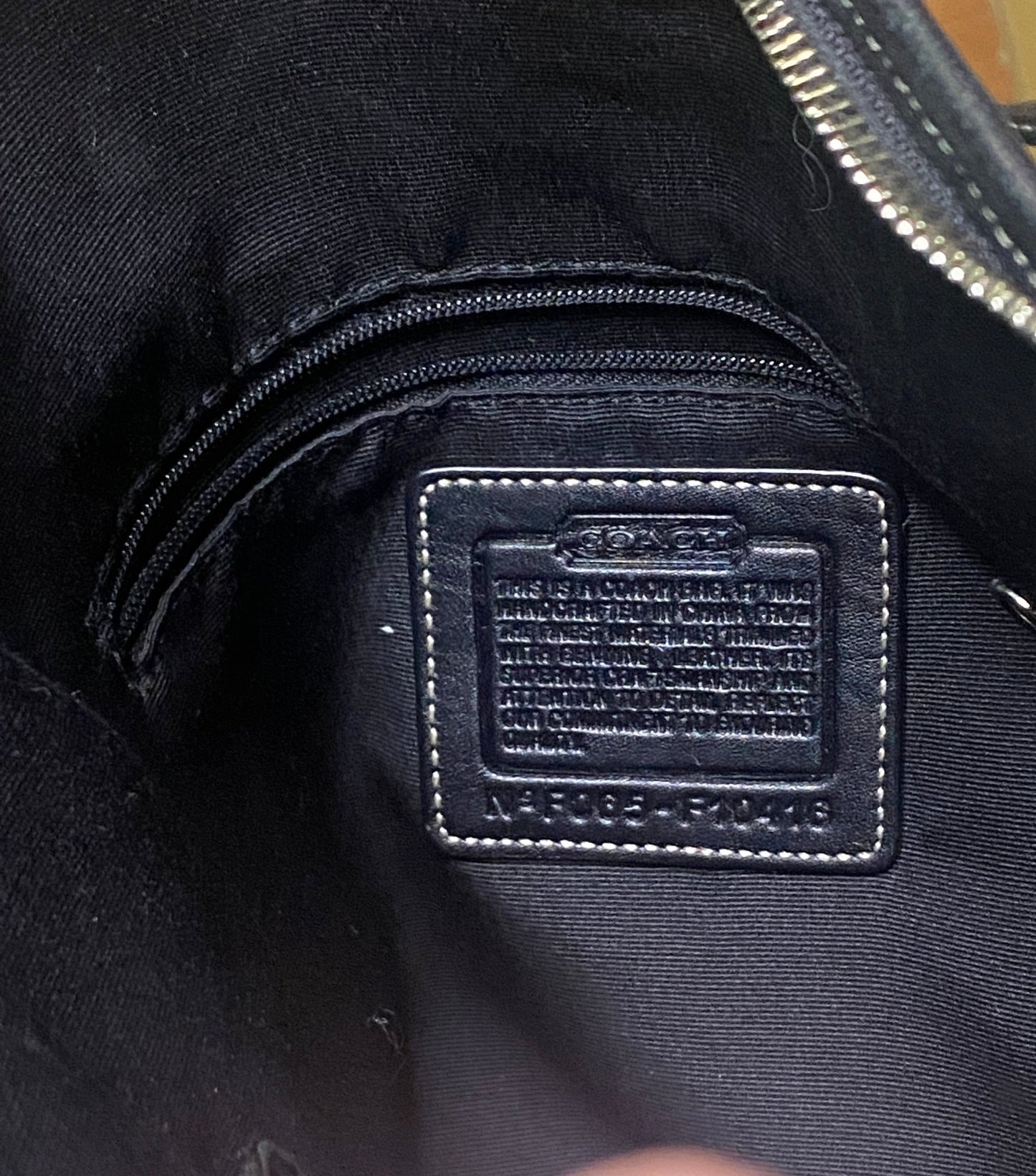 Coach Signature Jacquard Black Gray Crossbody Purse