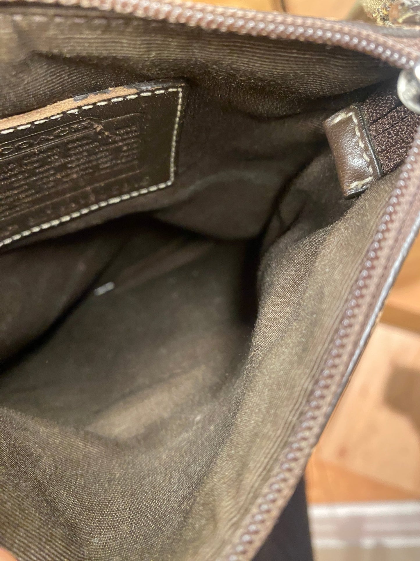 Coach Signature Swingpack Crossbody Purse