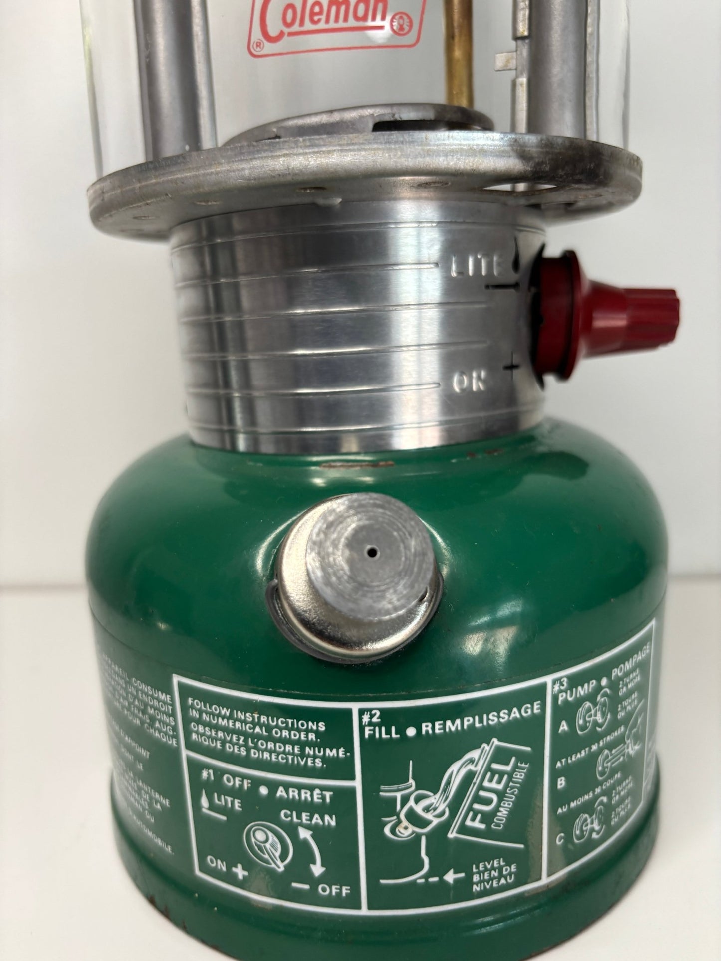 Coleman Model 321B Green Camping Lantern