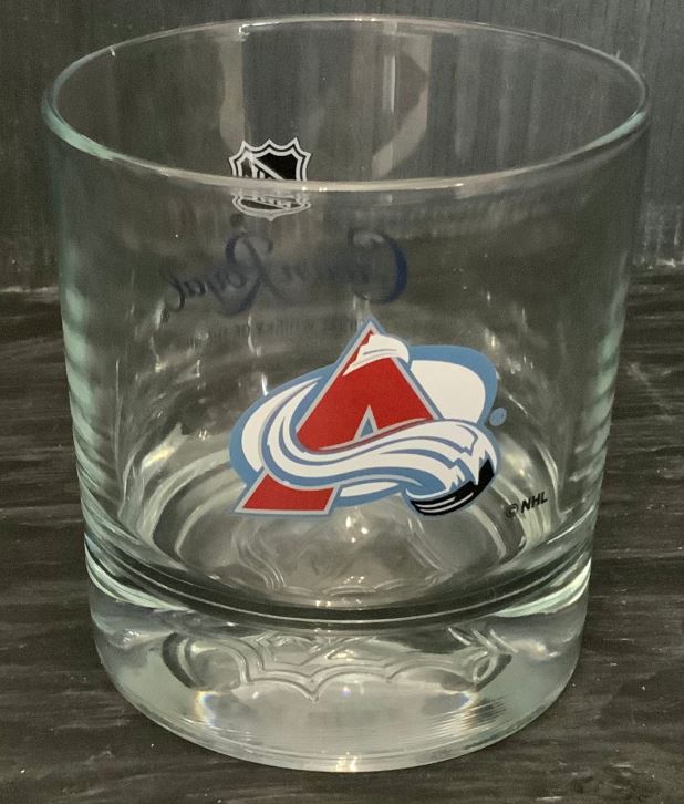 Colorado Avalanche Crown Royal Old Fashioned Rock Glass