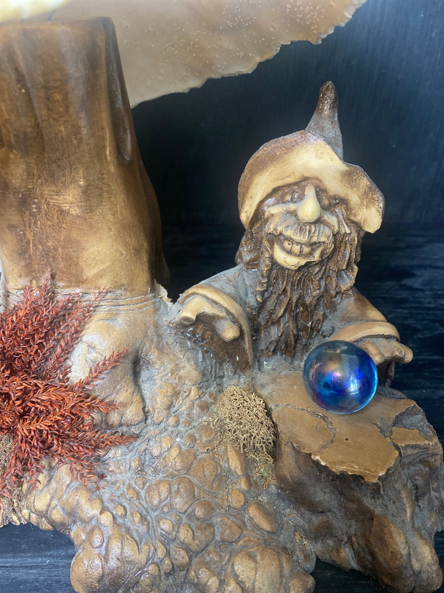 Coral Mushroom Magic Wizard Lamp