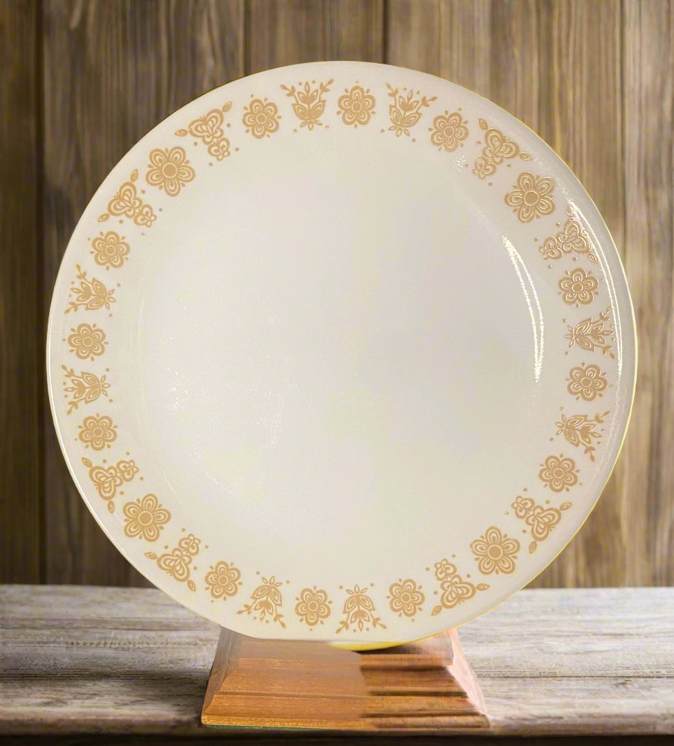 Gold Corelle Dishes Corelle Butterfly Gold Dinner Plates Vintage