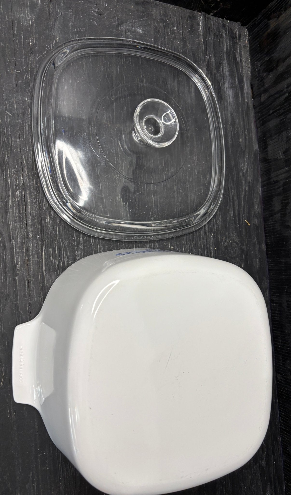 Corning Ware Blue Cornflower Covered Casserole Dish