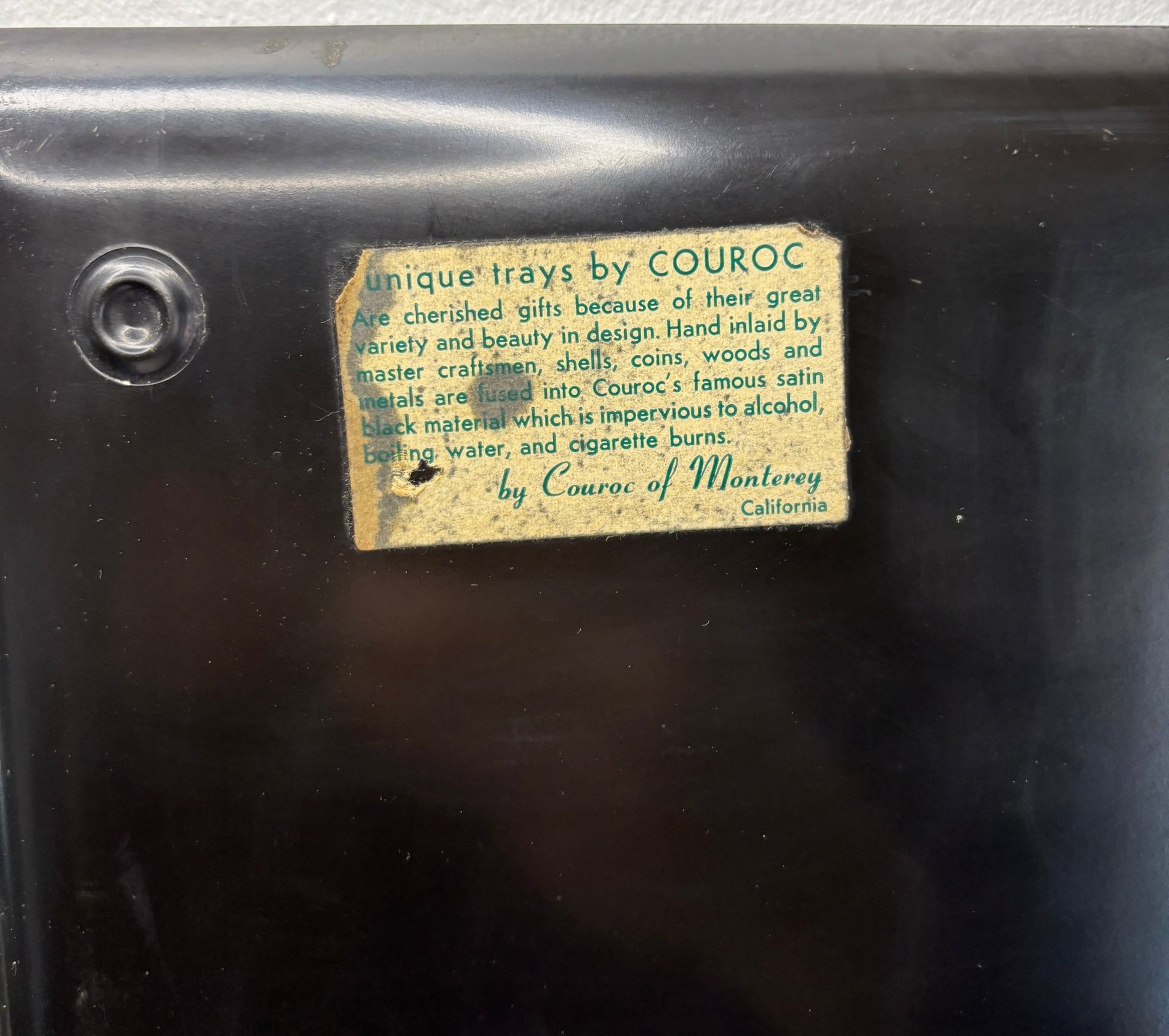 Couroc 19th Hole Golf Theme Serving Tray