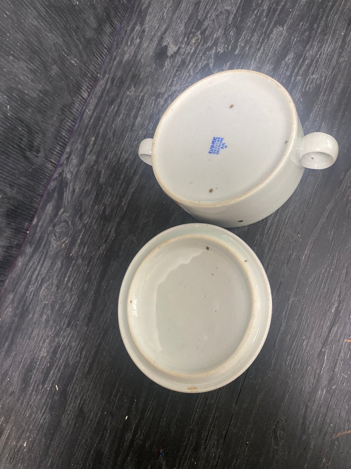 Dansk Blue Mist Sugar Bowl