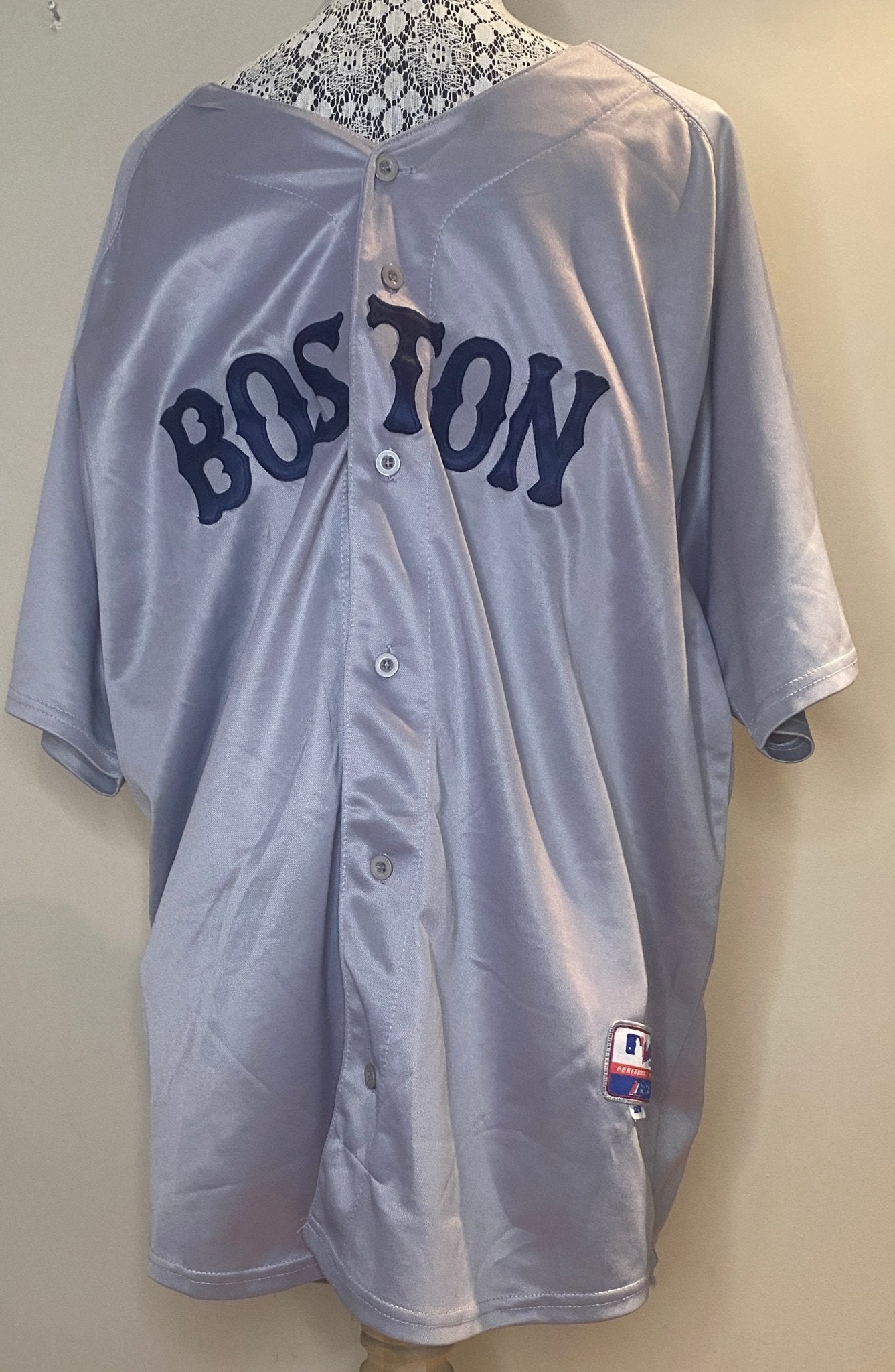 David Ortiz Boston Red Sox Full Button Majestic Jersey