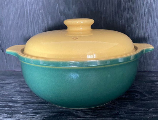 Denby Classic Green Covered Casserole Dish