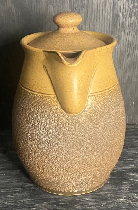 brown Denby Cotswold Coffee Pot
