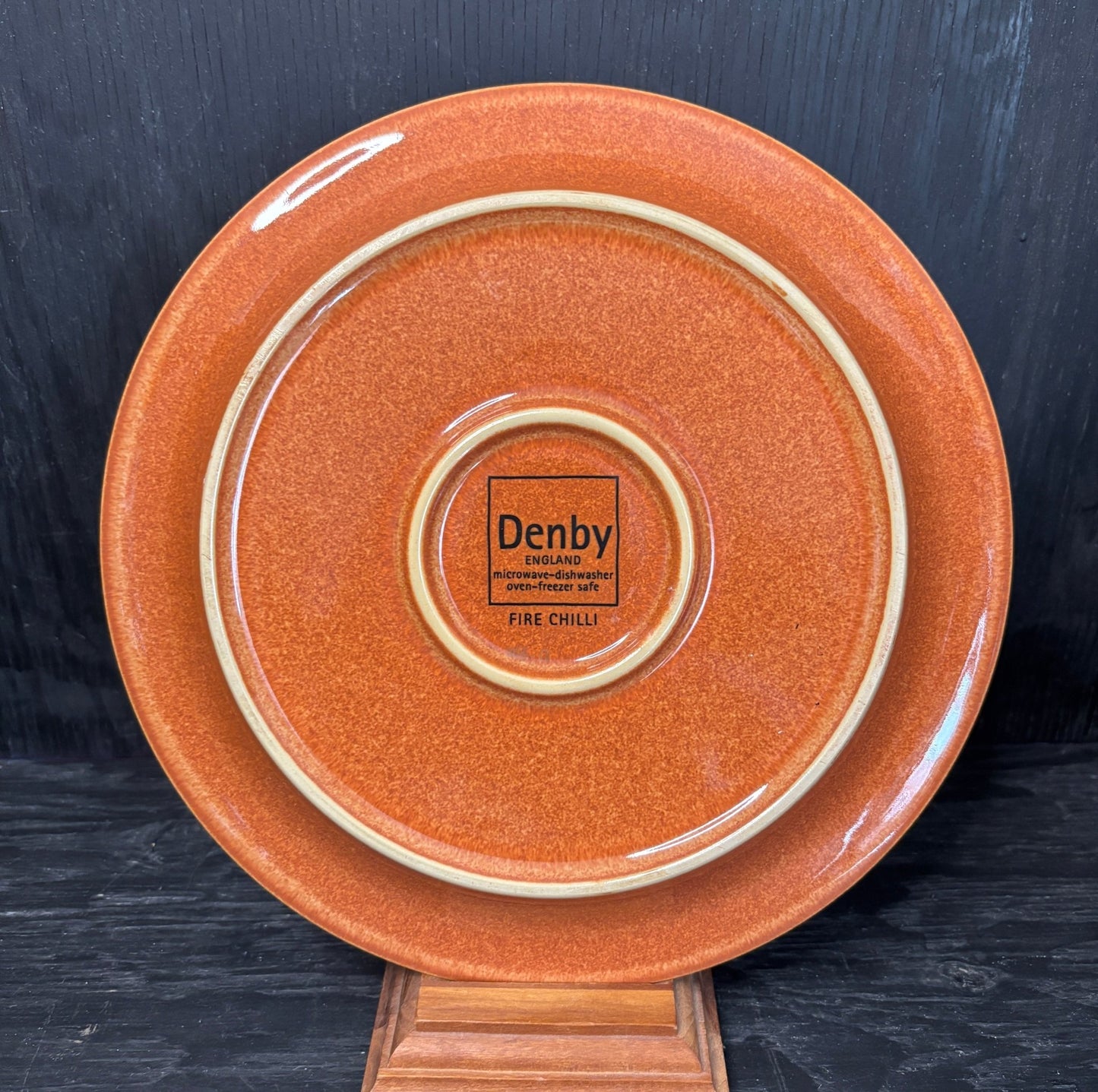 Denby Fire Chilli Plate