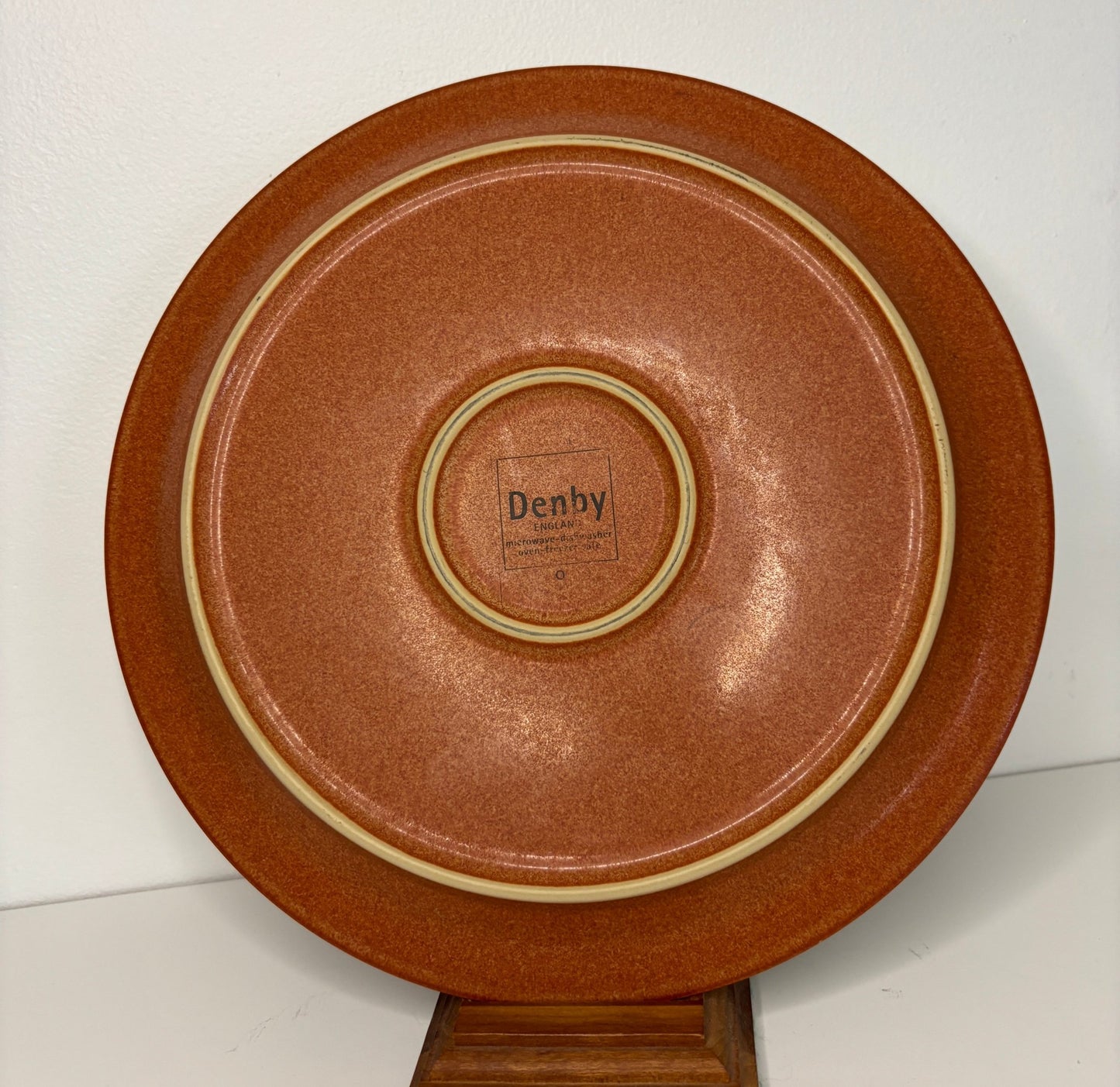 Denby Fire Sage Dinner Plate
