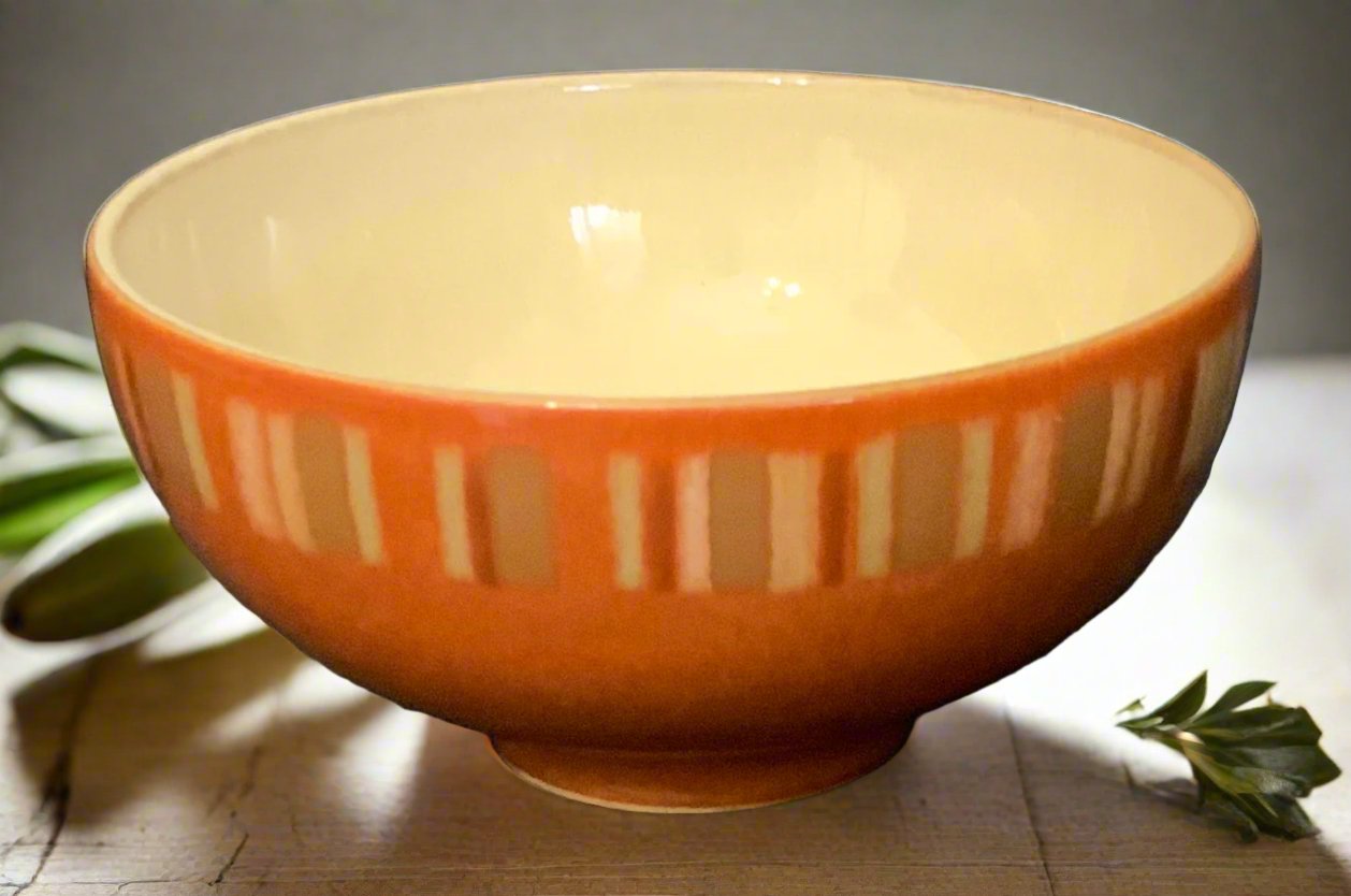 Denby Fire Stripes Rice Bowl