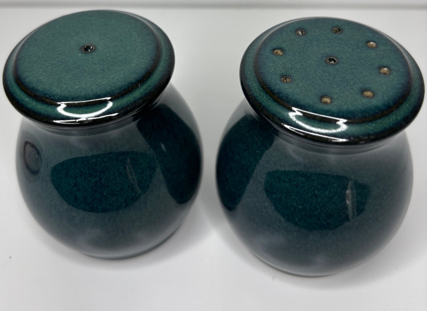Denby Greenwich Salt and Pepper Shakers