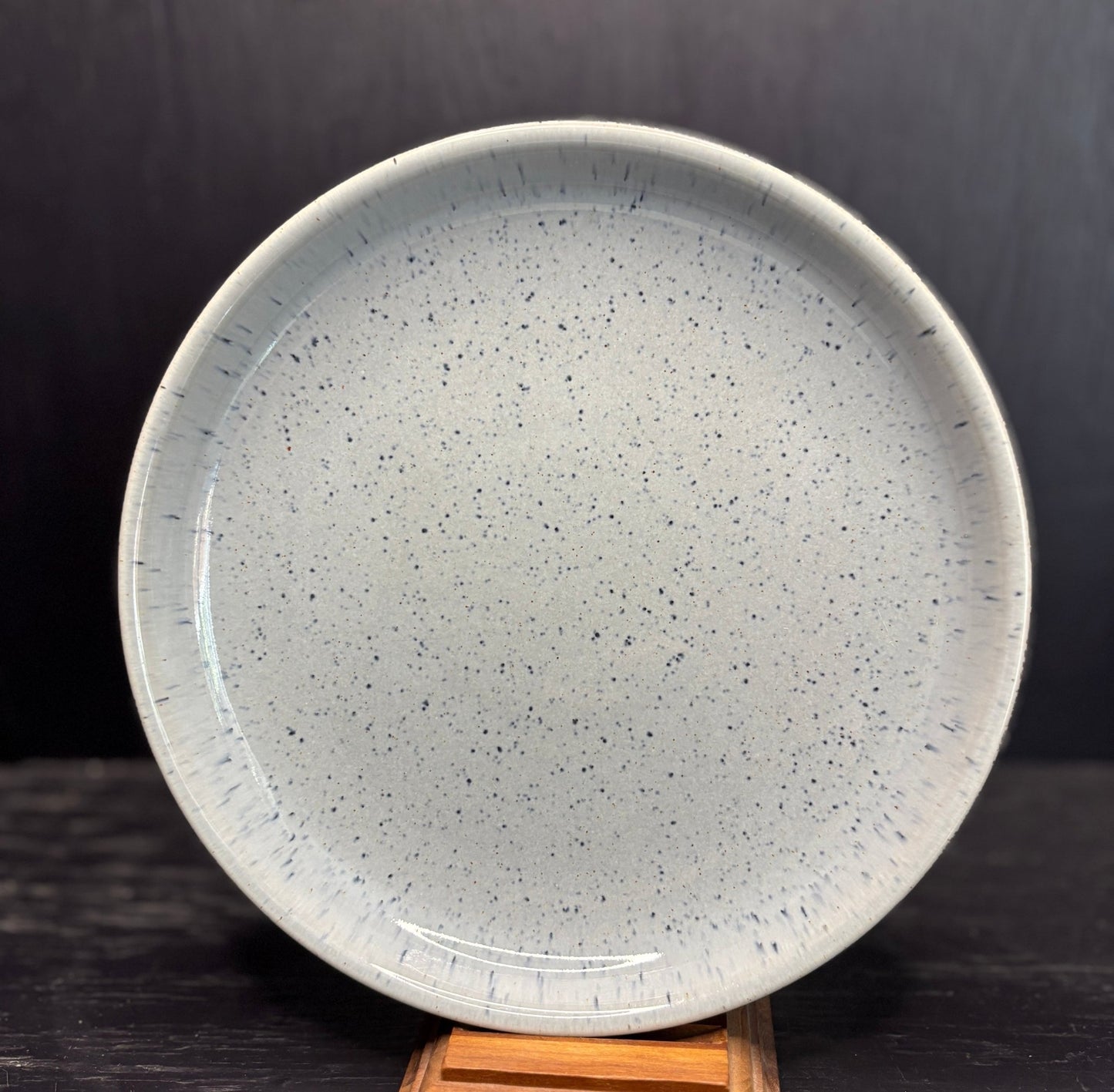 Denby Halo Blue Speckle Salad Plates