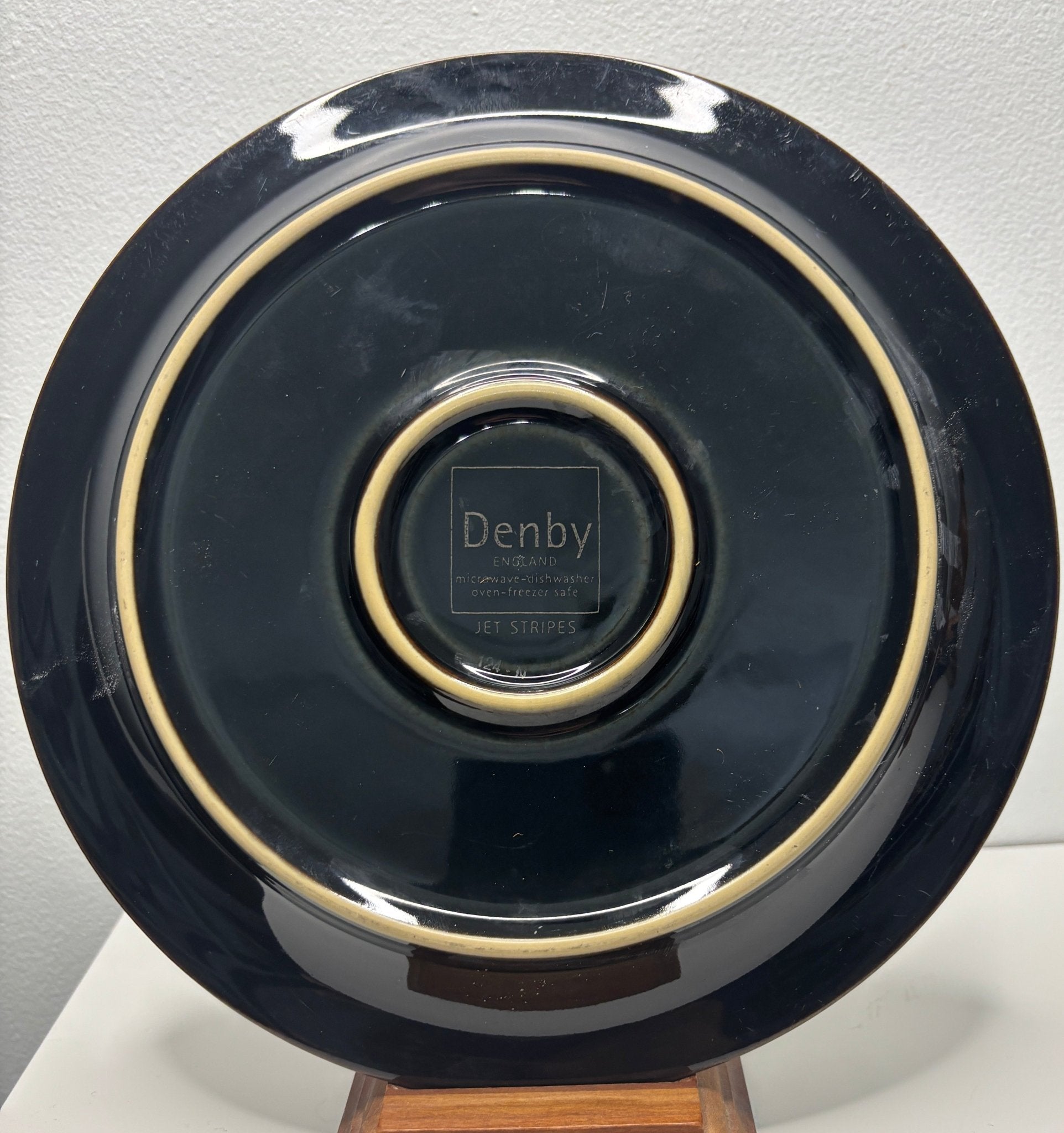 Denby Jet Stripes Salad Plates
