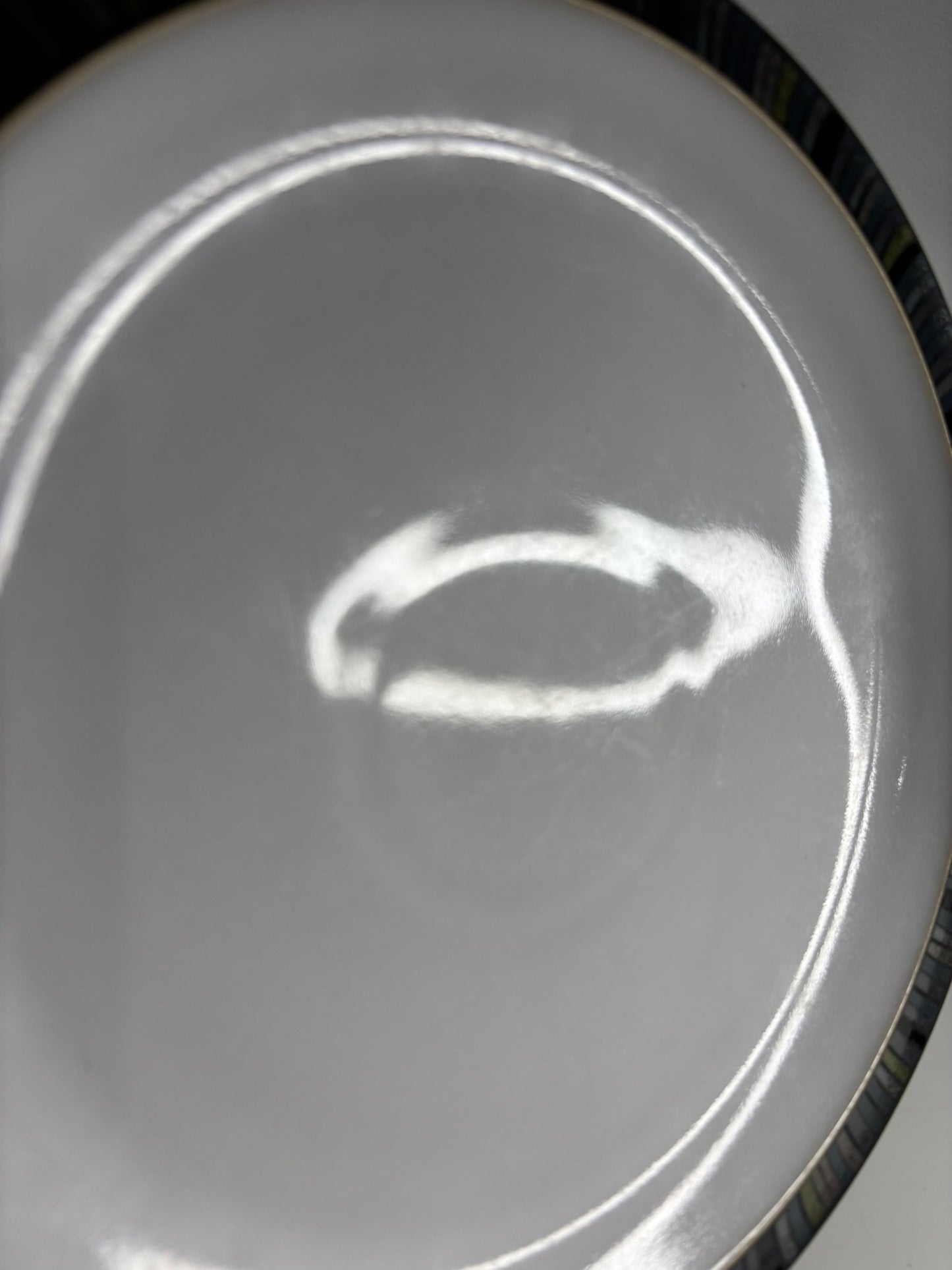 Denby Jet Stripes Plate