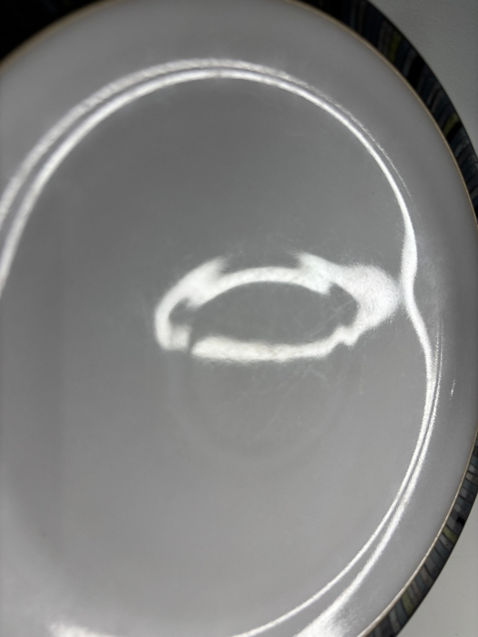 Denby Jet Stripes Plate