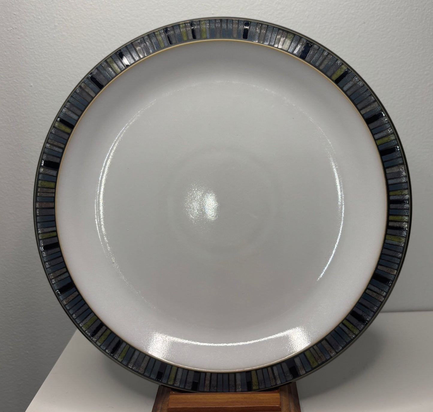 Denby Jet Stripes Salad Plate