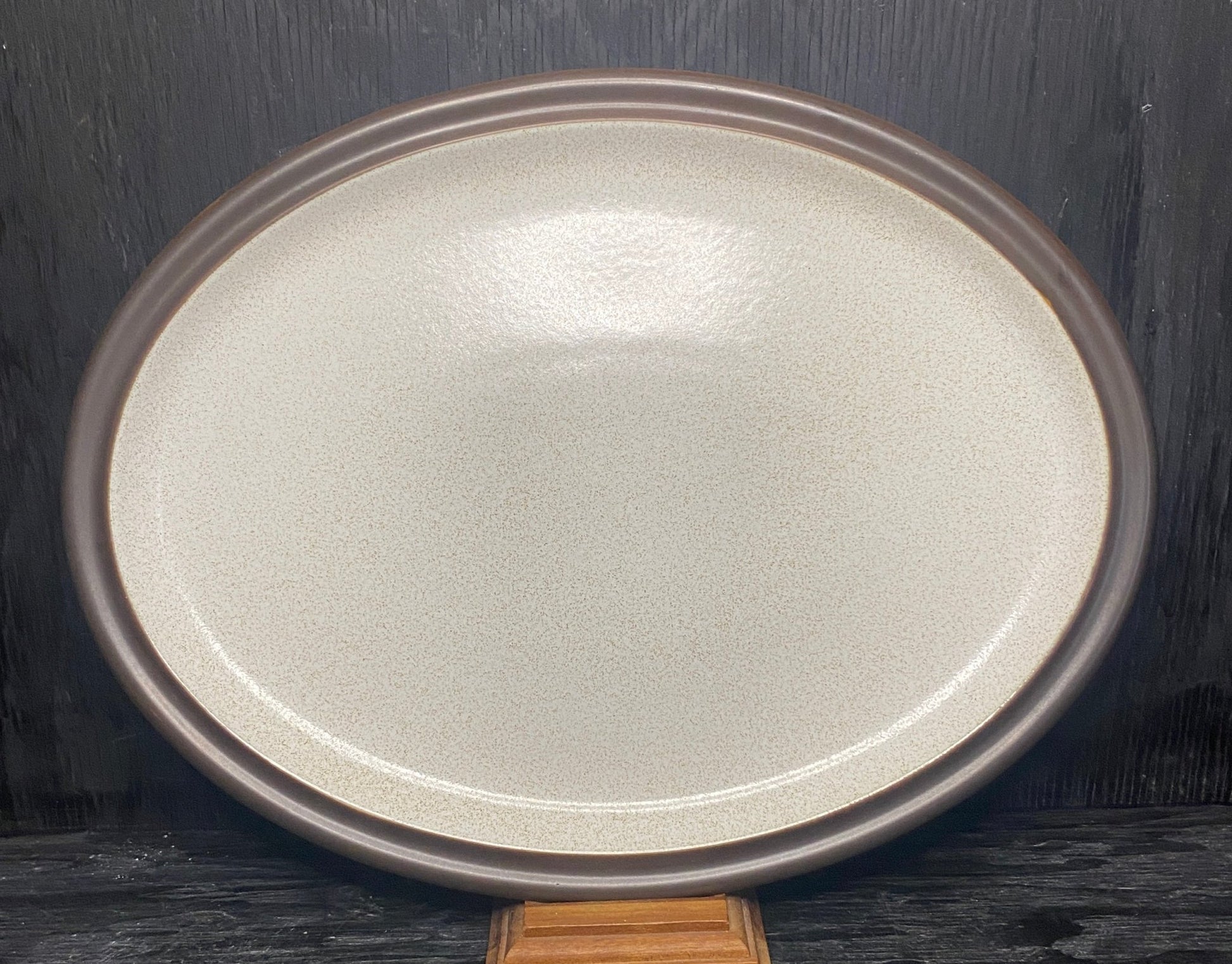 Denby Parchment Oval Platter
