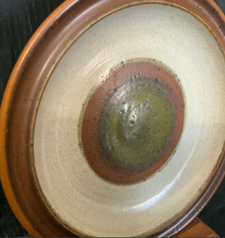 Denby Potters Wheel Green Bread and Butter Plates