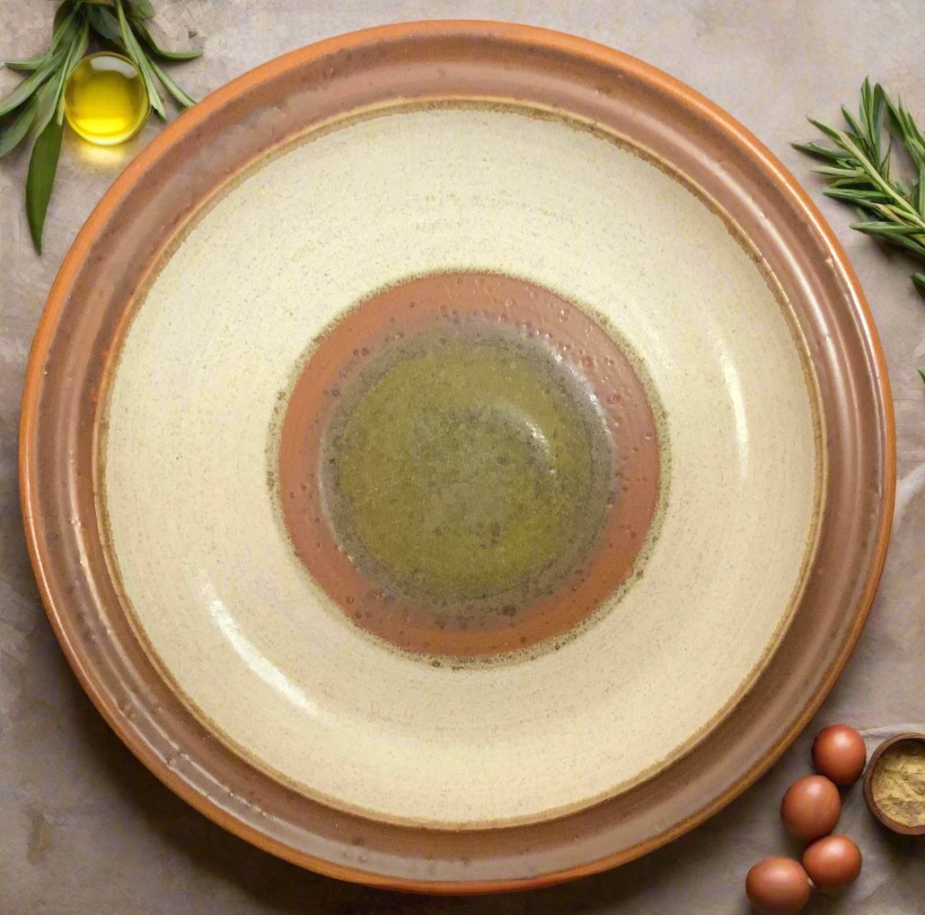Denby Potters Wheel Green Bread and Butter Plates