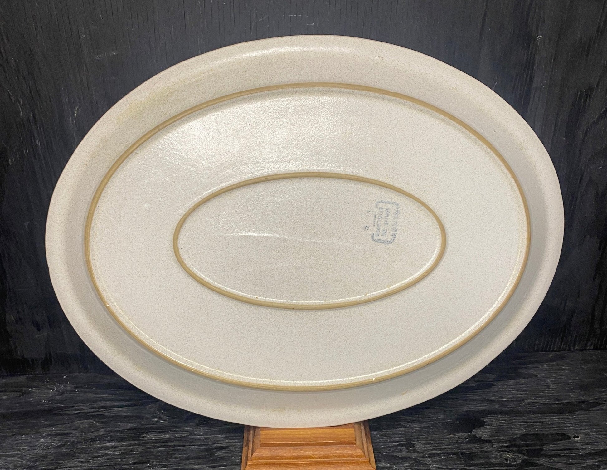 Denby Potters Wheel Red Oval Serving Platter
