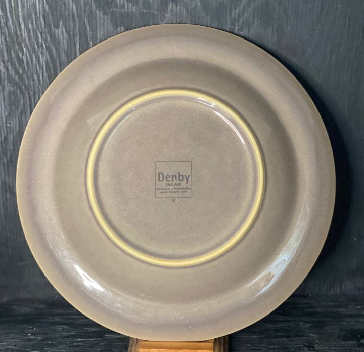 Denby Truffle Wide Rimmed Dinner Plates