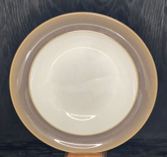 Denby Truffle Wide Rimmed Deep Dinner Plates