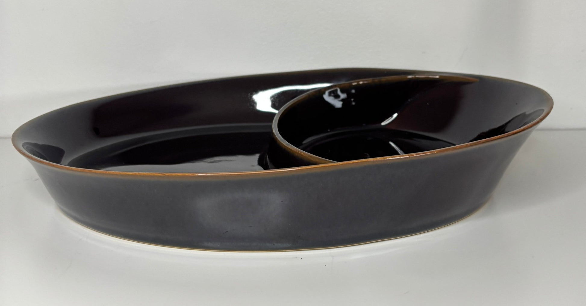 Denby Velvet Divided Serving Platter