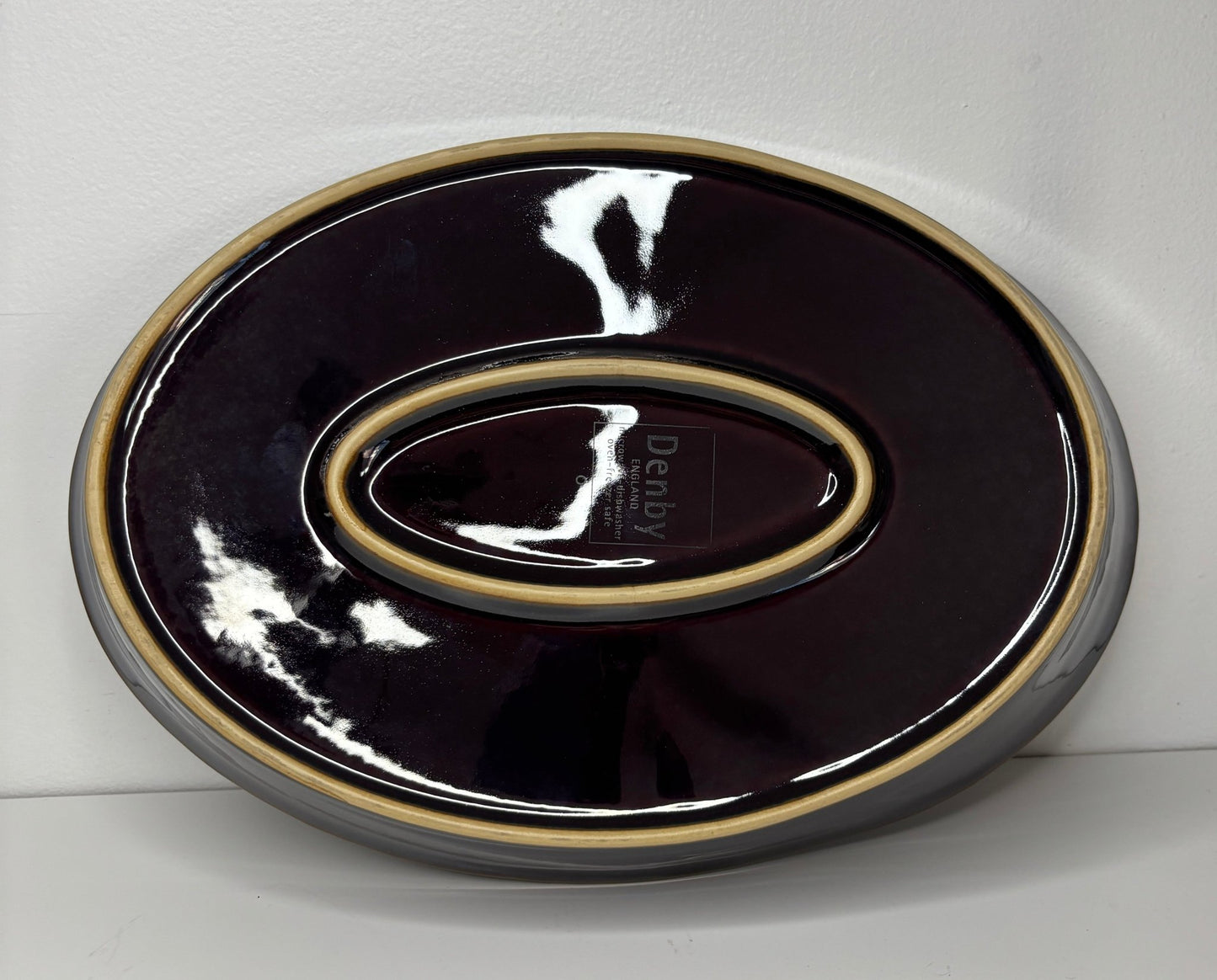 Denby Velvet Divided Serving Platter