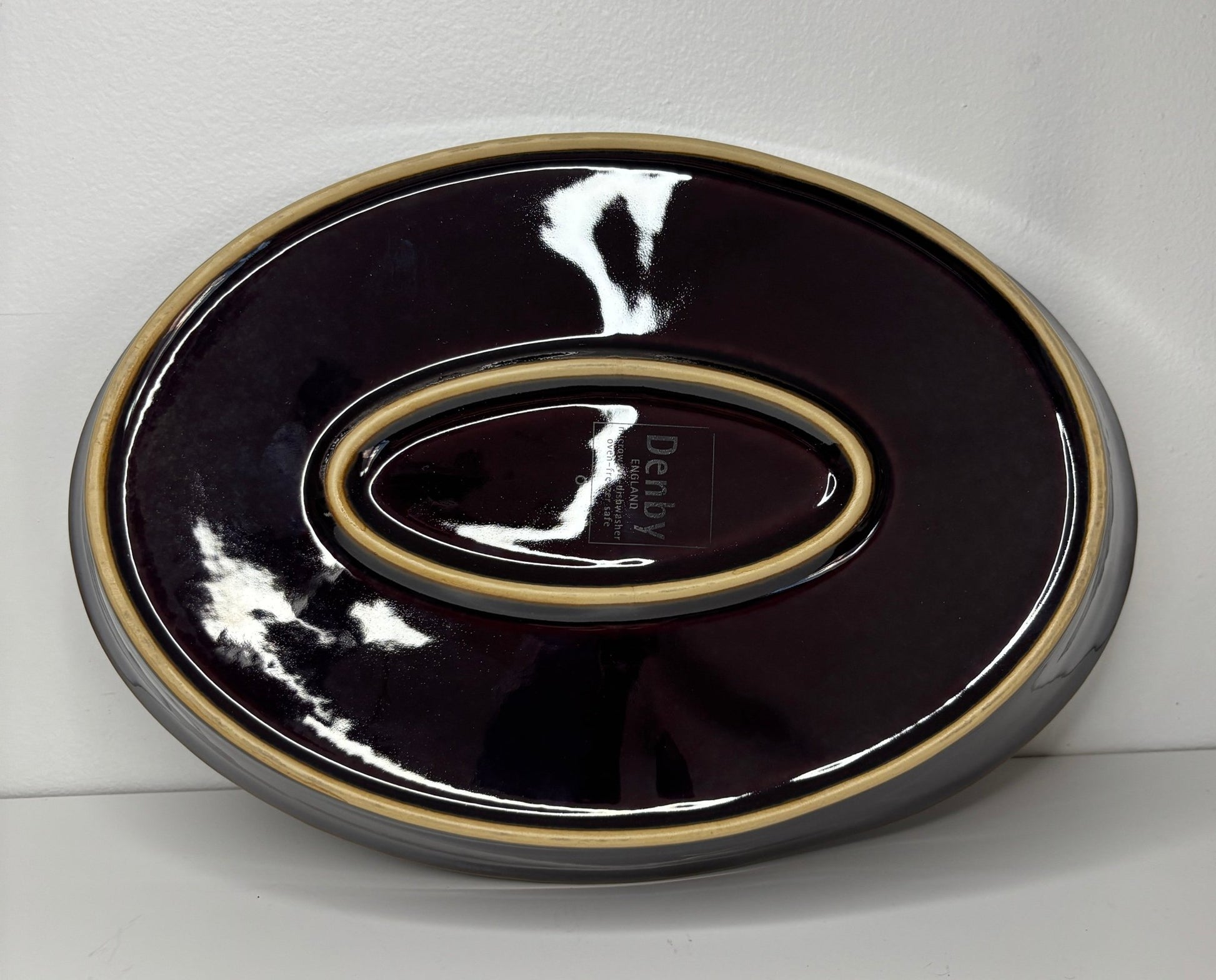 Denby Velvet Divided Serving Platter