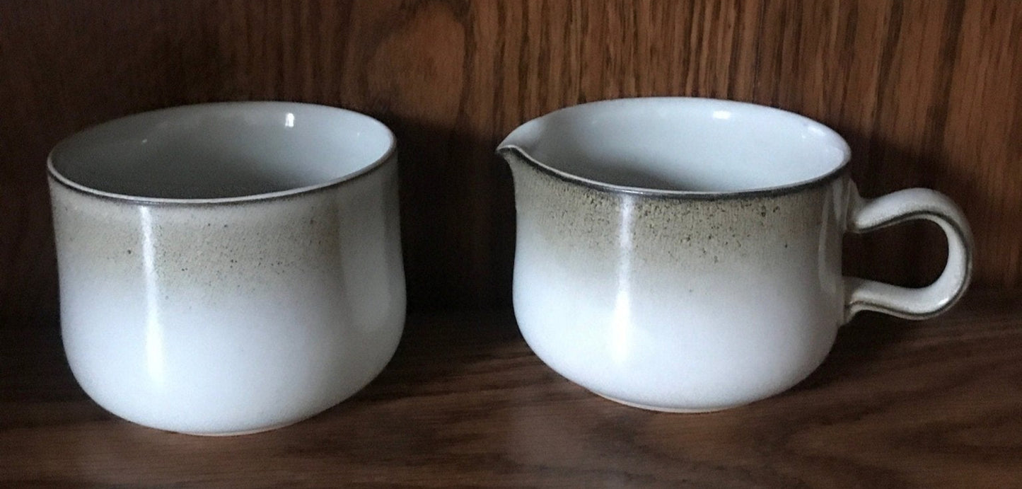 Denby Westbury Creamer and Sugar Bowl