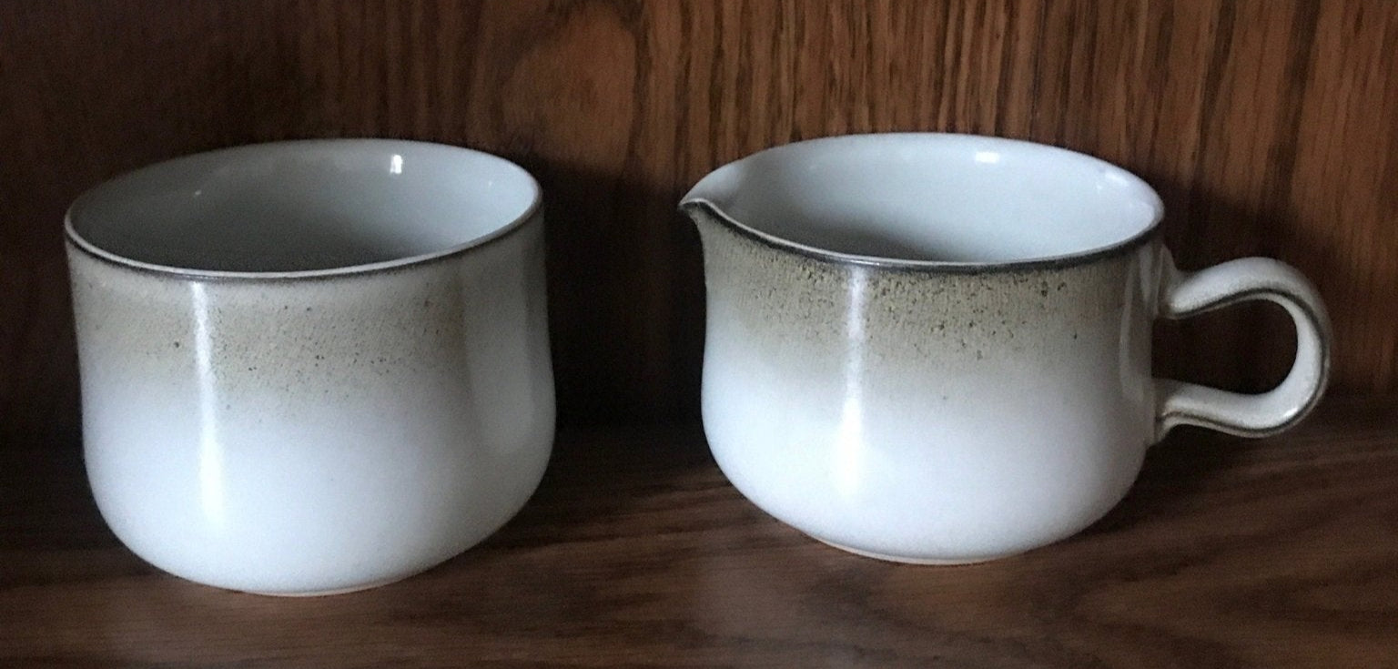 Denby Westbury Creamer and Sugar Bowl