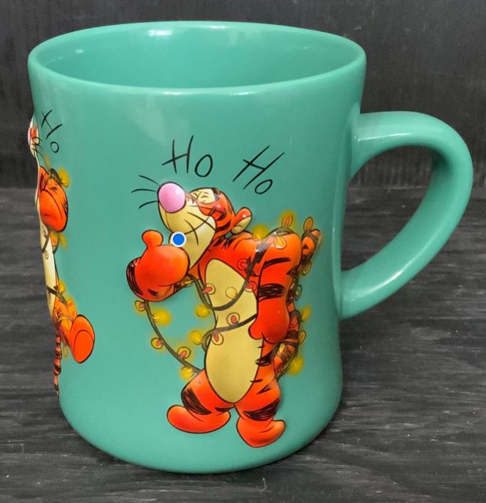 Disney Tigger Embossed Christmas Coffee Mug