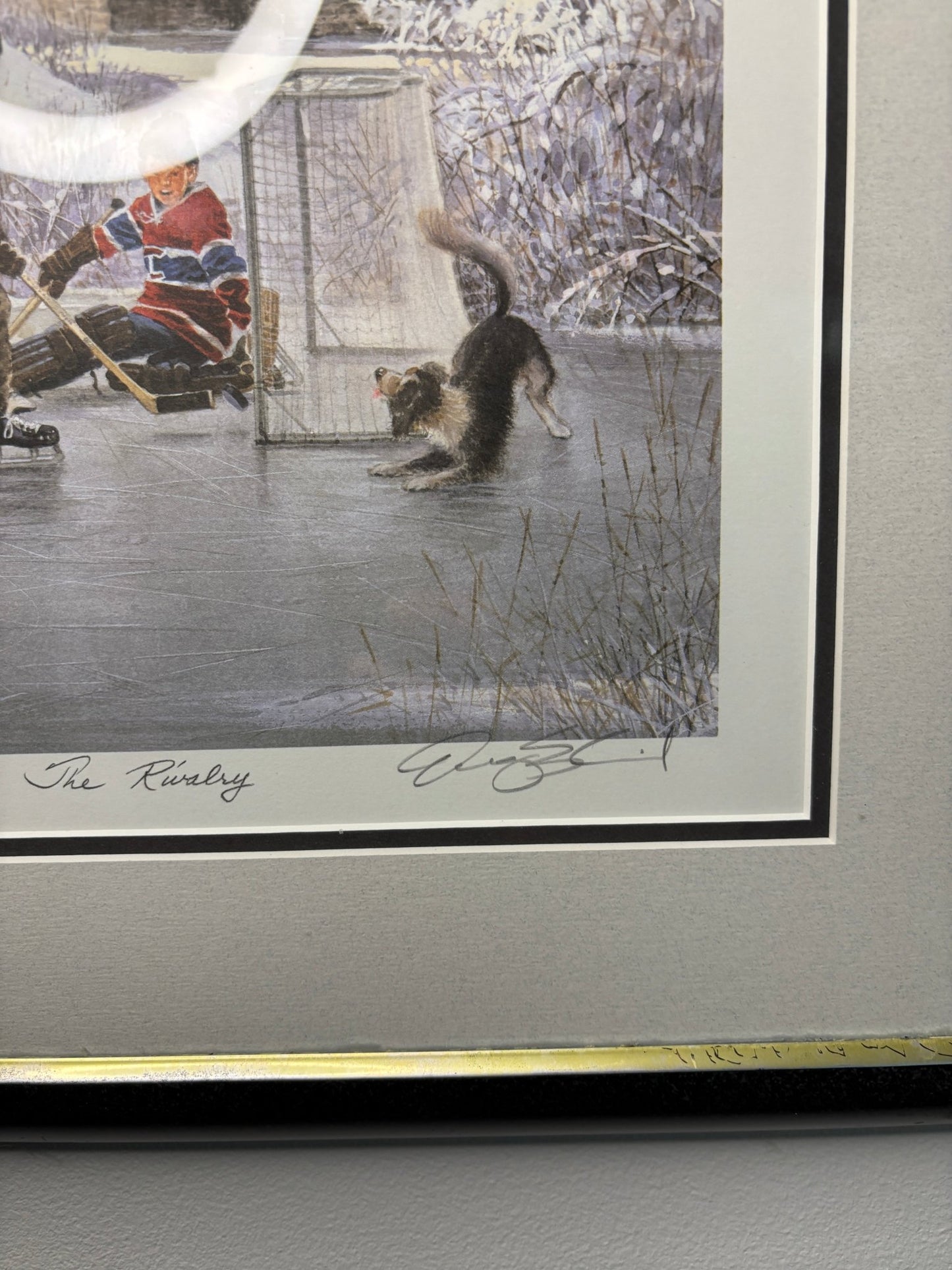 Doug Laird The Rivalry Limited Edition Signed Hockey Print