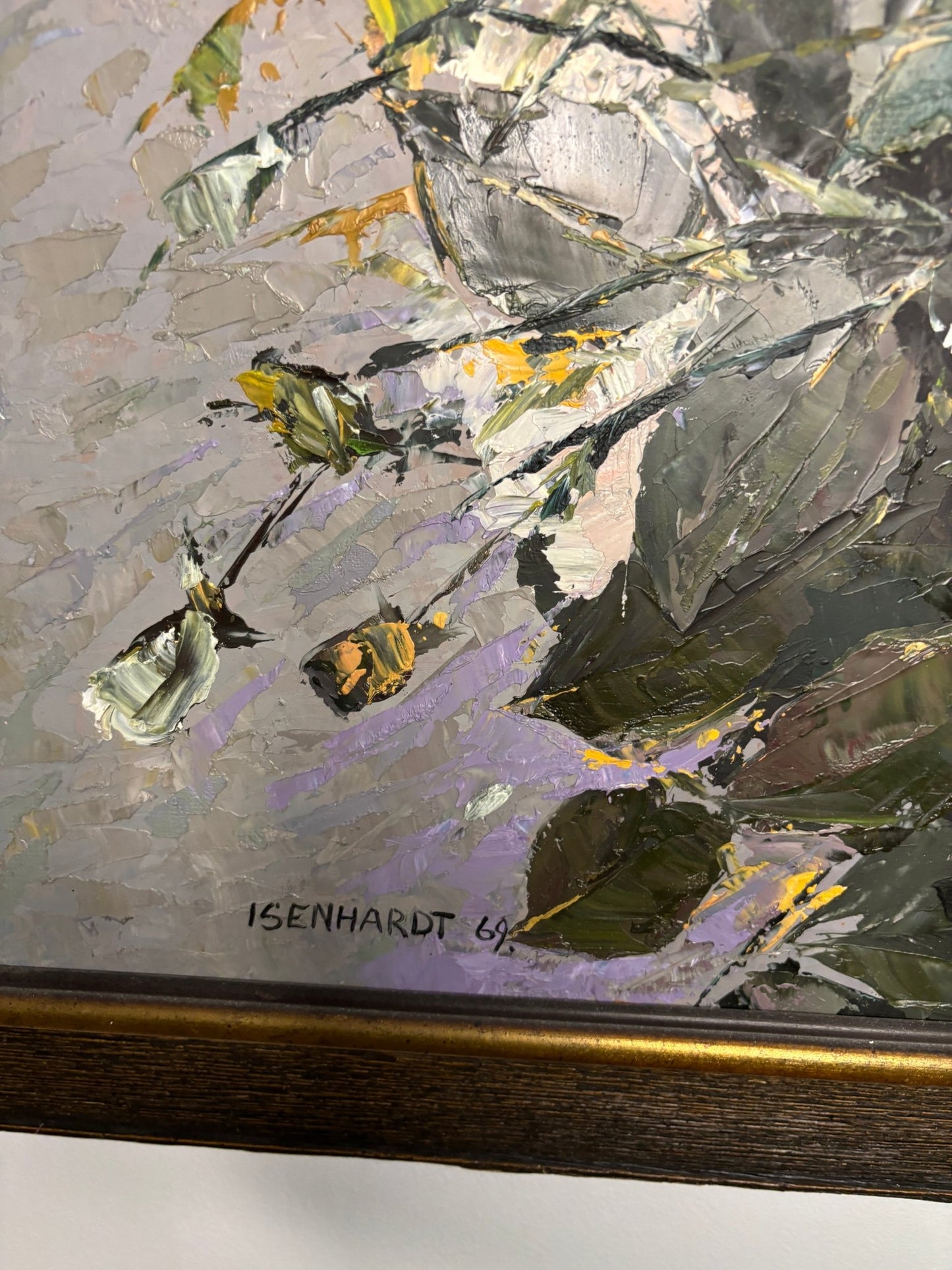 E Isenhardt Original Bouquet Oil Painting