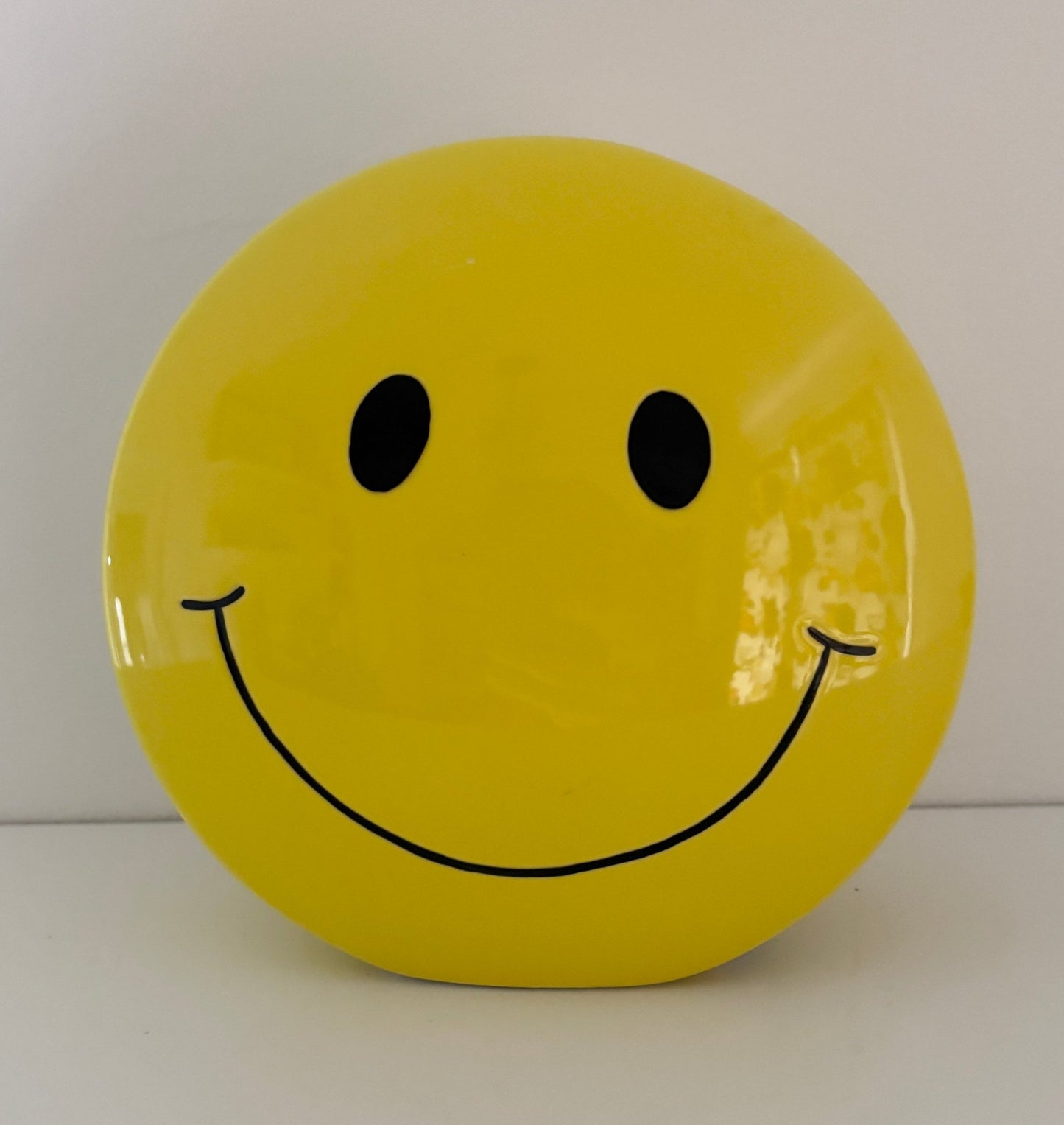 Enesco Smiley Face Ceramic Vintage Coin Piggy Bank