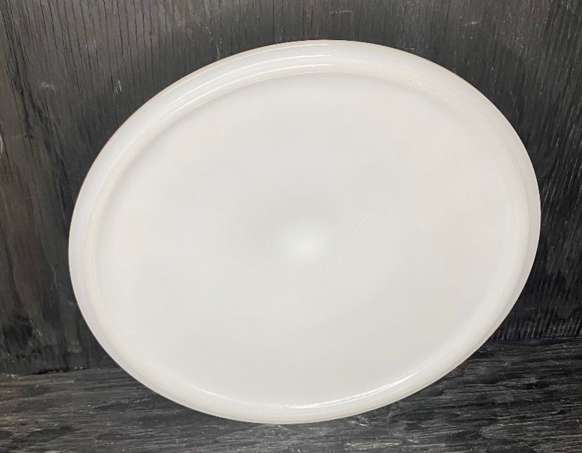 Federal Glass Gold Turquoise 9 Inch Casserole Serving Bowl