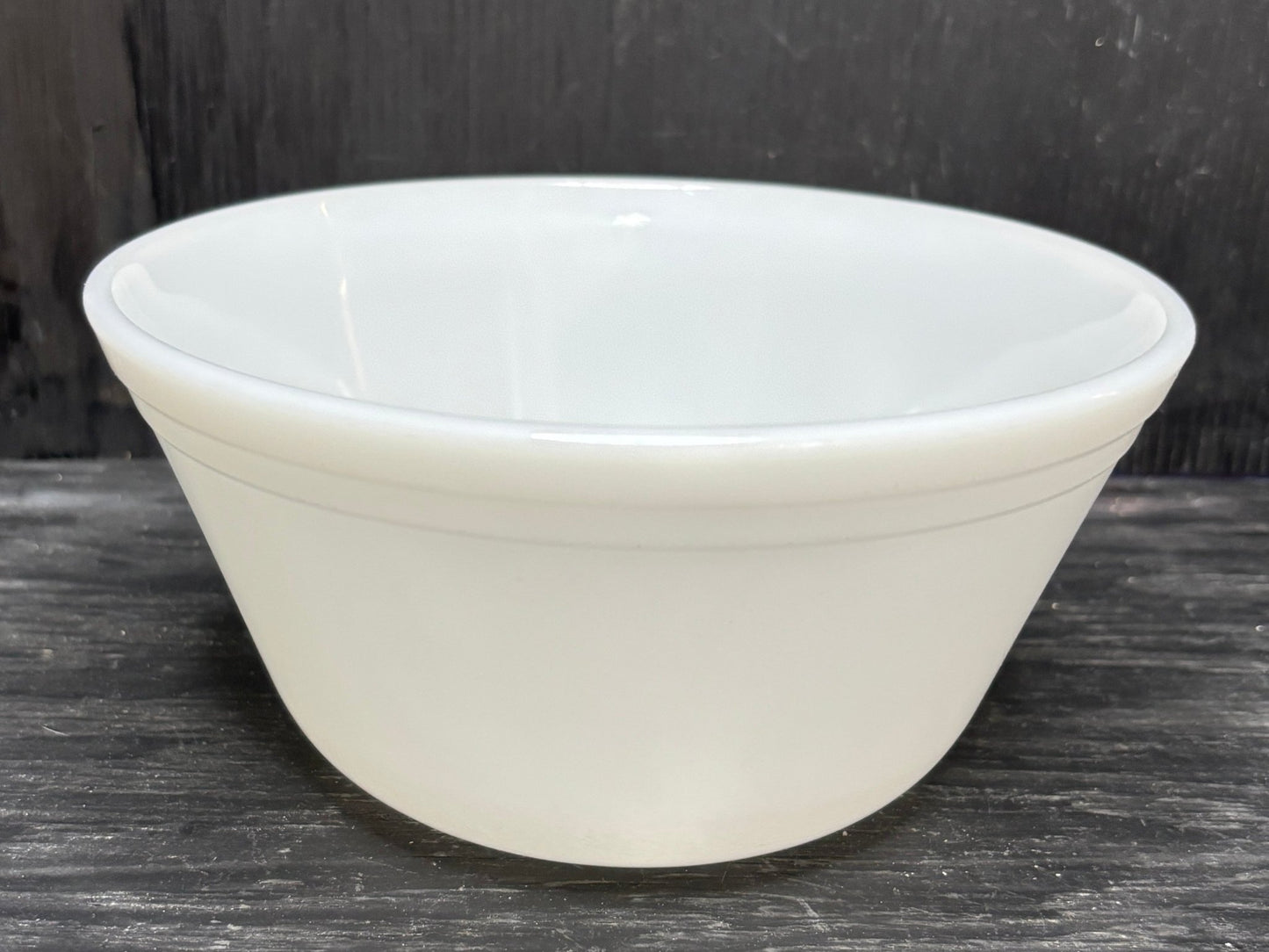 Federal Glass White Mixing Bowl