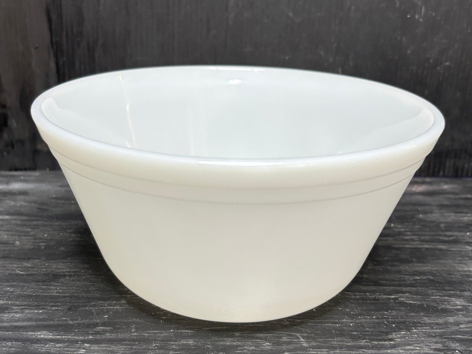 Federal Glass White Mixing Bowl