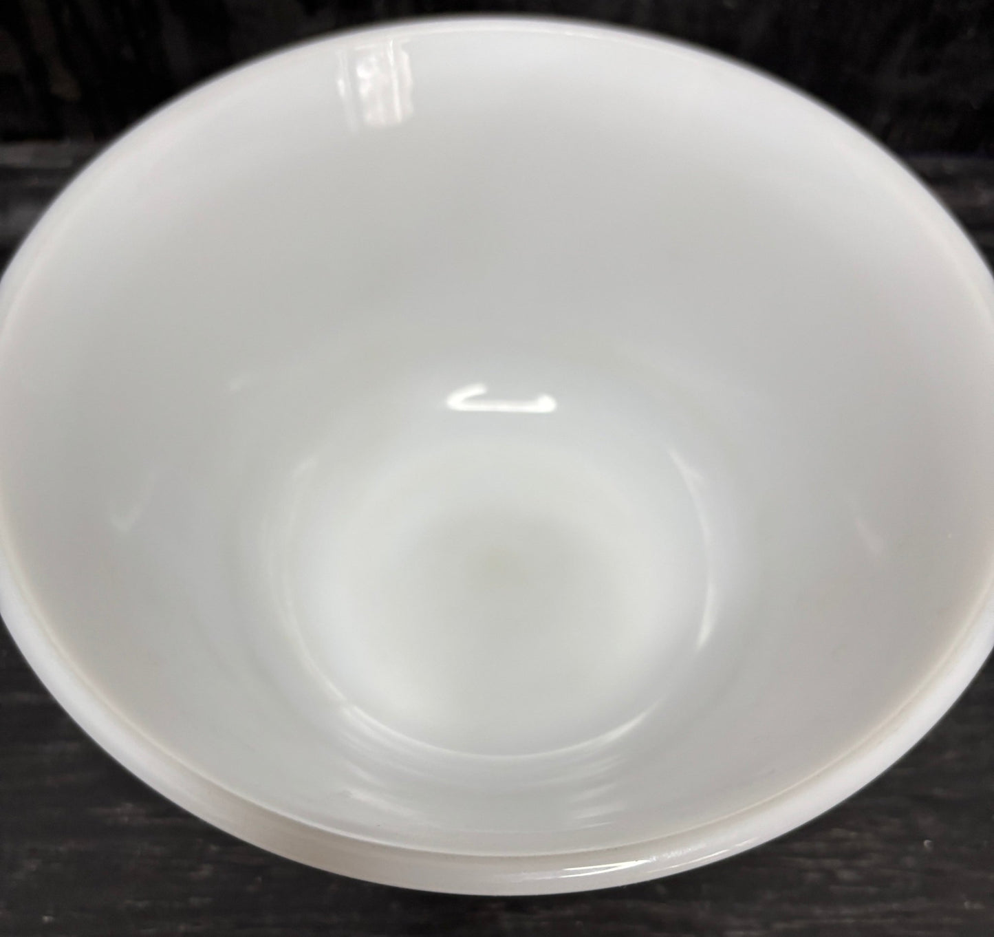 Federal Glass White  Mixing Bowl