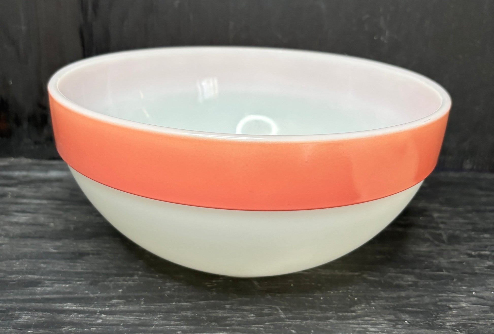 Fire King 9 Inch Pink Colonial Band Mixing Bowl