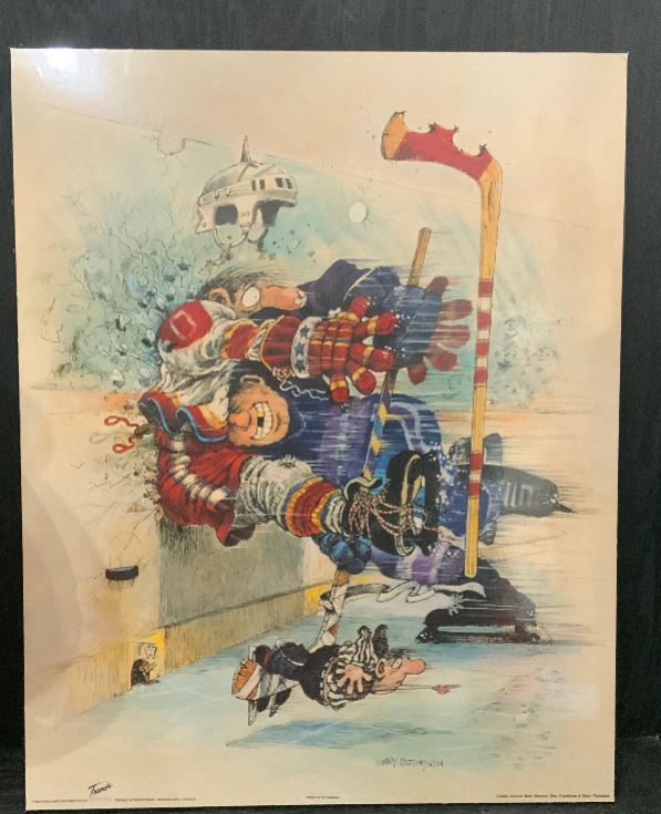 Gary Patterson Lake Placid The Check Hockey Wall Plaque