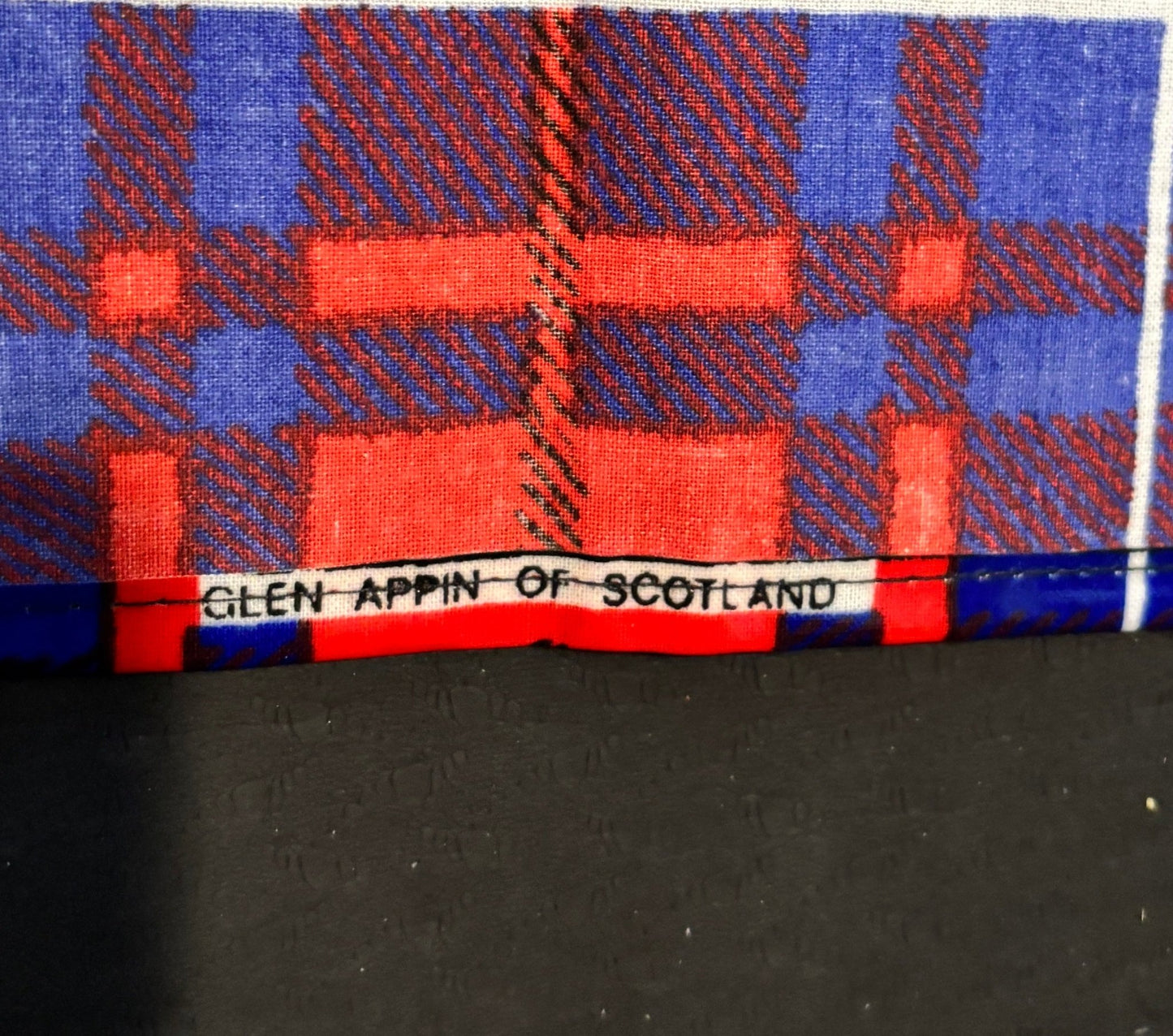 Glen Appin Scottish Tartan Kilt Theme Vinyl BBQ Apron